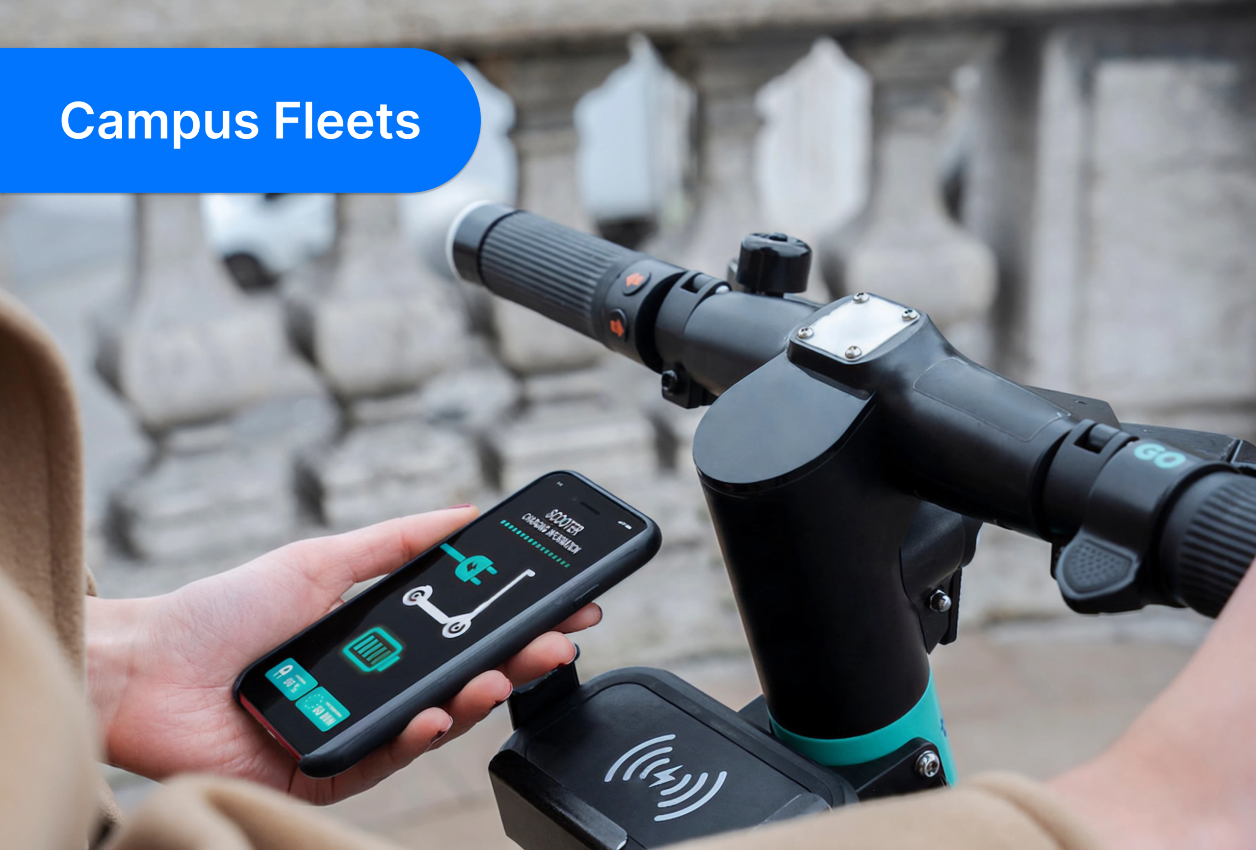 Smart Telematics Device Installed on Campus Fleet E-Bike for Real-Time Monitoring